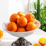 میوه خوری چینی با پایه فلزی moylar کد 125