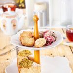 شیرینی خوری 2 طبقه چوب سرامیک