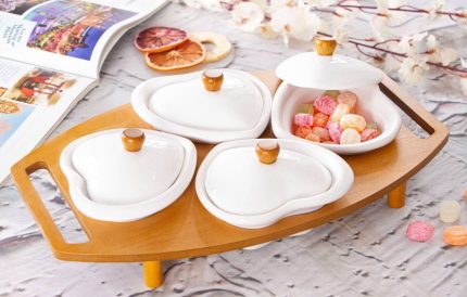 اردو قلبی درب دار چوب سرامیک