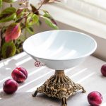 کاسه 23 چینی پایه فلزی مویلار moylar