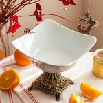 کاسه 24 فیوچر چینی پایه فلزی مویلار moylar