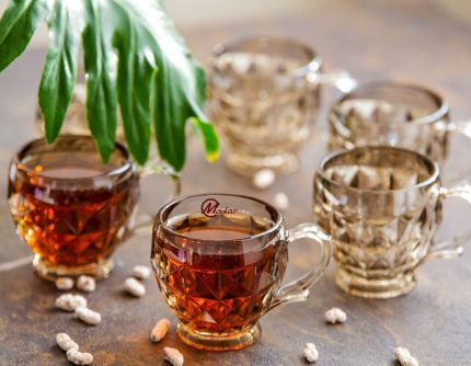 فنجان بلور شامپاینی مویلار مدل اکوامارین