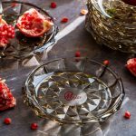 پیش دستی بلور شامپاینی مویلار مدل اکوامارین