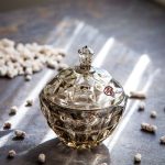 قندان بلور شامپاینی مویلار مدل اکوامارین
