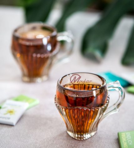 فنجان چای خوری کریستال شامپاینی مویلار مدل فانتوم